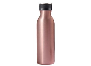 stainless steel water bottle rose gold